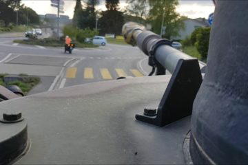 From inside a Military Tank Column