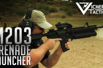 Firing the US – M203 Grenade Launcher