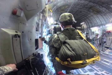 Watch : White Falcons Combat Equipment Daylight Jump from a C17