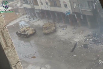 Getting up Close to an Enemy Tank in the Syrian War