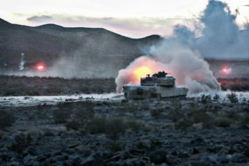 US Military M1 Abrams Tanks & AH-64 Apache Helicopters Unleash Hell During Massive Live Fire Action