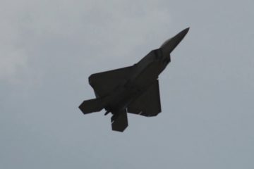 Awesome Display from USAF F 22 Raptor at Skyfest 2019