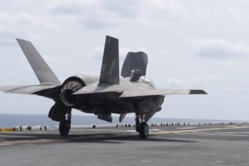 F-35B Lightning II Operations aboard Amphibious Assault Ship USS Wasp (LHD 1).