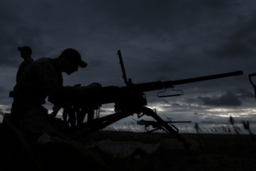 Defenders perform annual M2 machine gun qualification