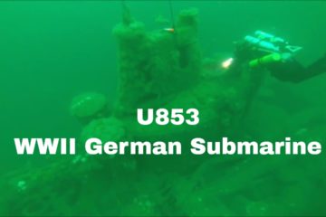 Scuba Diving the U853 German Submarine Wreck with a GoPro