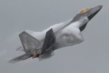 F-22A Raptor Spectacular Full Demo at RIAT – RAF Fairford Air Base, England
