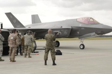 F-35A's Land in Poland for the first Time
