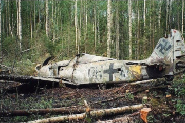 The Amazing History Discovery of an Aircraft Luftwaffe Fw 190 – German WWII Plane found in Forest