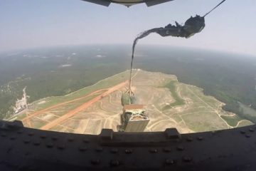 Humvee Aerial Delivery from a C-17 Globemaster