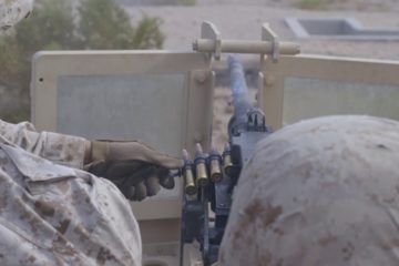 U.S. Marines Firing 50 Caliber & M240B Machine Guns