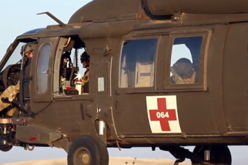 US Soldiers Participate in Exercise Eager Lion 2019 Medevac Training