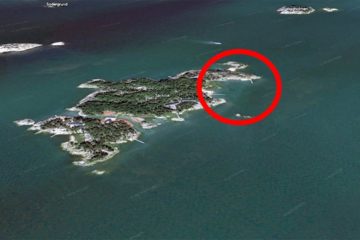 Sakkiluoto Island as seen from Google Earth... 9 piers and a (highlighted) helipad mysteriously purchased by a Russian oligarchic with deep military connections.