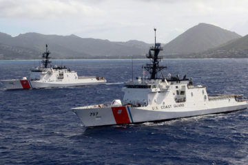 U S Coast Guard Commissions Two New National Security Cutters