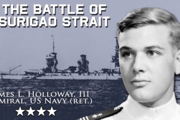 Admiral James L. Holloway III, USN (Ret.) discusses his role during the Battle of Surigao Strait at Leyte Gulf in October 1944