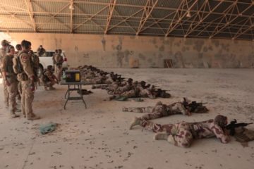 Norwegian Soldiers - Task Force Viking - Rifle Range Iraq