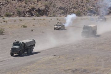 U.S. Marines - Motorized Fire Movement Exercise