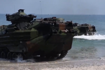 trilateral amphibious landing