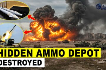 Russia’s Tornado-S MLRS Wipes Out Concealed Ukrainian Munitions Base