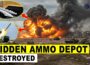 Russia’s Tornado-S MLRS Wipes Out Concealed Ukrainian Munitions Base