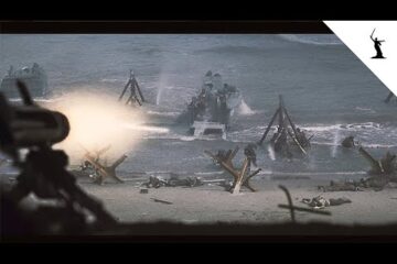 REAL FOOTAGE OF OMAHA BEACH | 4K COLORIZED