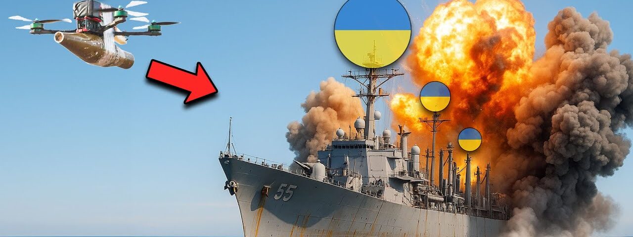 Russian Waited for Ukrainian Commanders to Celebrate – Then Blew Up Ukraine’s Floating Fortress