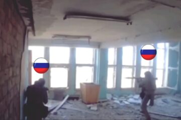 Extremely Intense Close-Range Combat Footage Caught on Russian Camera