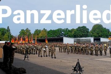 The German Army reflects on traditions: Panzerlied live at the 1st Panzer Division (Tank Song)