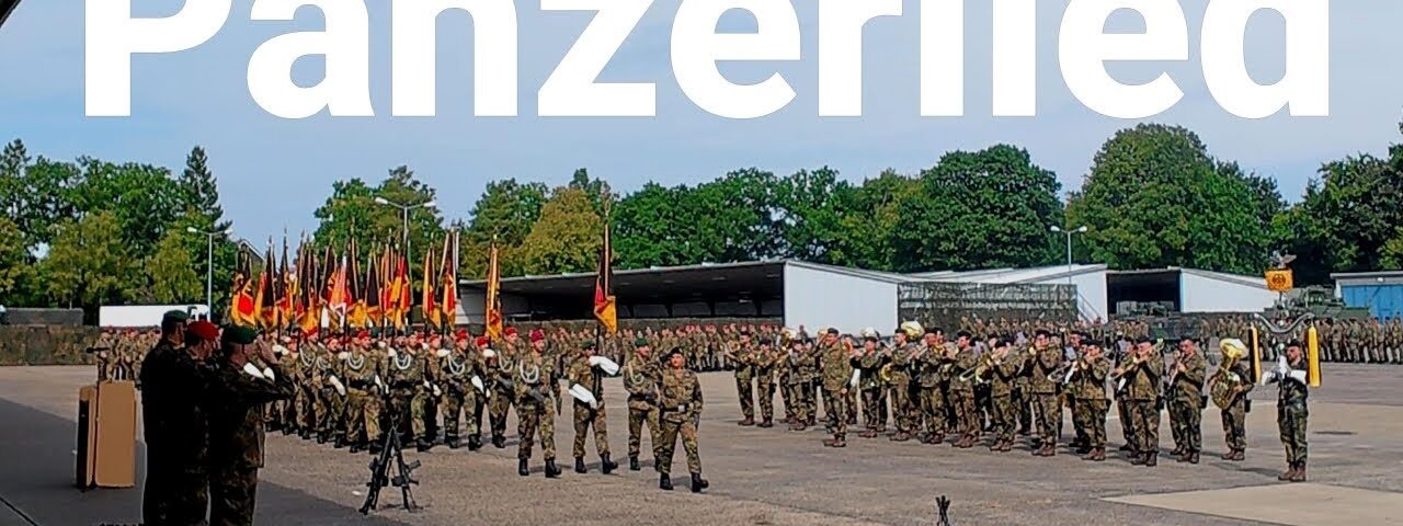 The German Army reflects on traditions: Panzerlied live at the 1st Panzer Division (Tank Song)