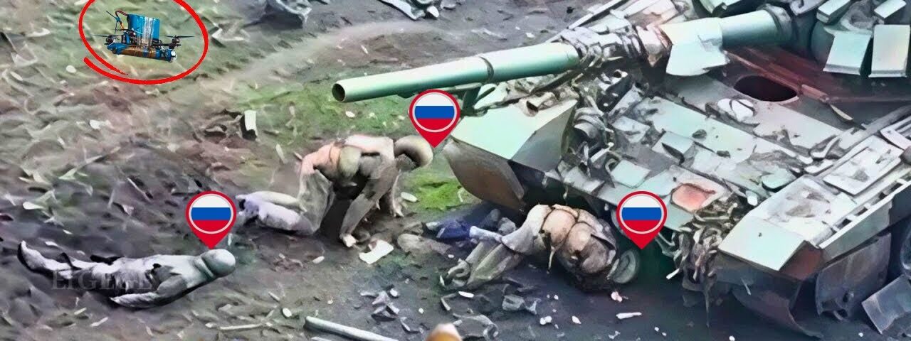 Russian T-90M Breaks Through Ukrainian Defenses – Then This Happened