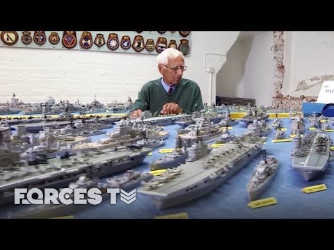Meet The Man Who’s Spent 70 YEARS Making A Matchstick Royal Navy | Forces TV