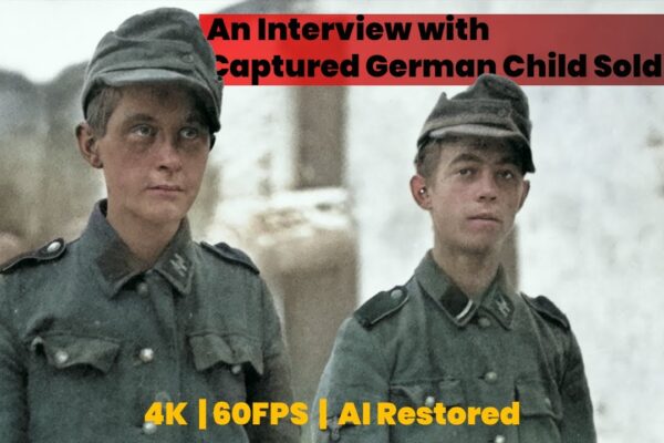 Captured German Child Soldiers | 4K 60FPS AI Restoration