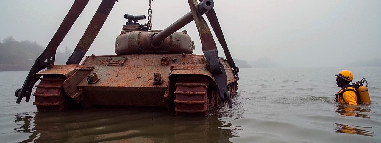 Experts Recover a WW2 Tank from a River – Can It Still Run? by @Vasyl54