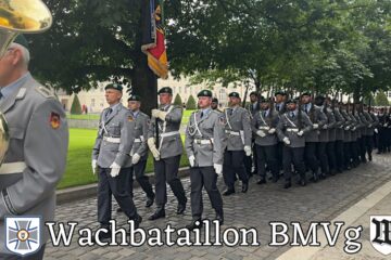 Regimental salute – March out of the Bundeswehr Guard Battalion 2025 – Bellevue Palace Parade – Military