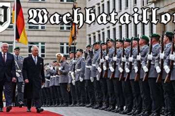 Military honors of the Bundeswehr for King Charles III in front of the Brandenburg Gate – Guard Battalion