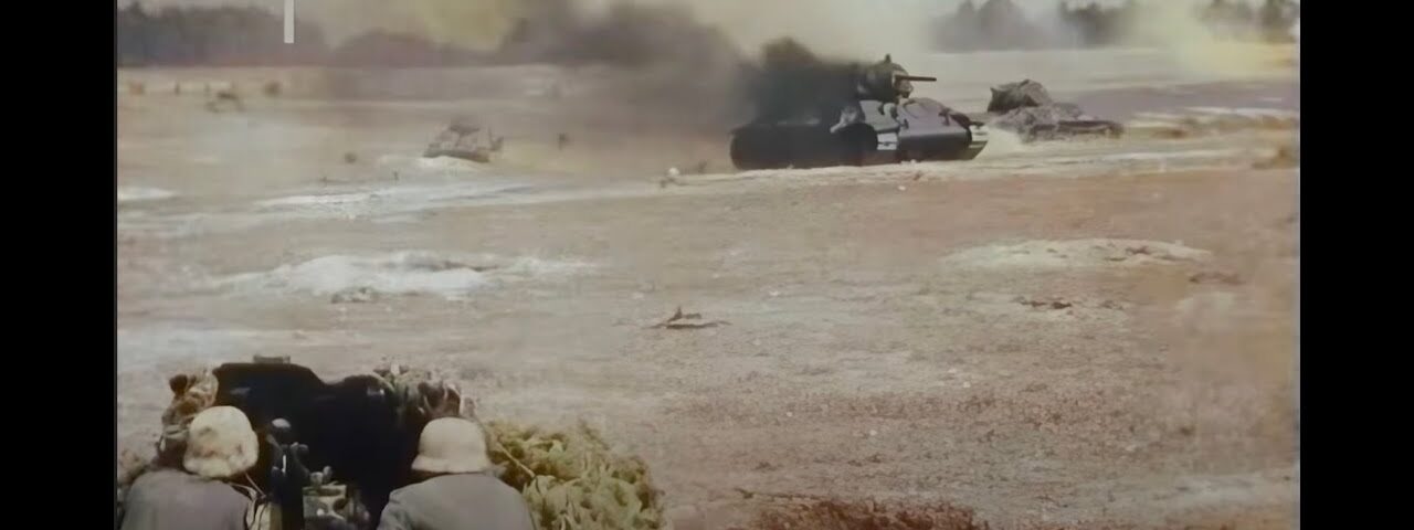 Combat Training Film for German Army Troops in WW2 [Color]