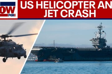 U.S. Navy helicopter and fighter jet crash in South China Sea
