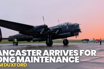 Avro Lancaster arrives at IWM Duxford for Major Overhaul Avro Lancaster arrives at IWM Duxford for Major Overhaul