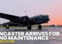 Avro Lancaster arrives at IWM Duxford for Major Overhaul