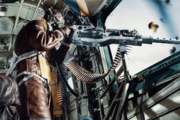 INSIDE A WWII BOMBING RAID: A Real B-17 and B-24 Mission From 1944. The Air War In Color