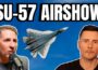 TOPGUN and Thunderbird Fighter Pilot React to SU-57 Airshow