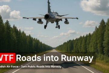 Watch • Swedish Fighter Jets • Land on Public Roads