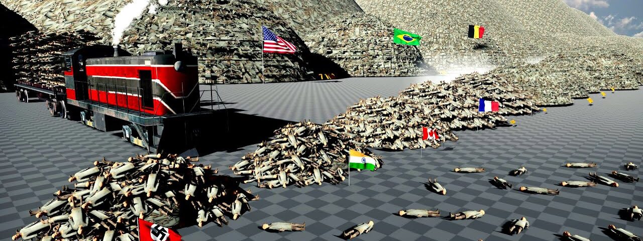 Number of deaths in the WW2 per country