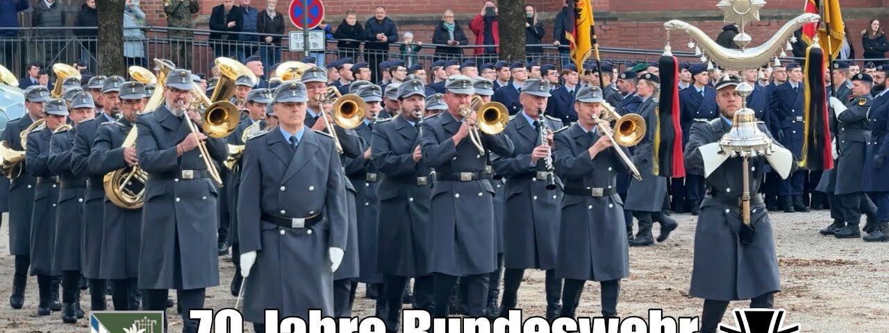 Regimentsgruß (Marsch) Parade 70 Jahre Bundeswehr – Gebirgsmusikkorps der Bundeswehr
