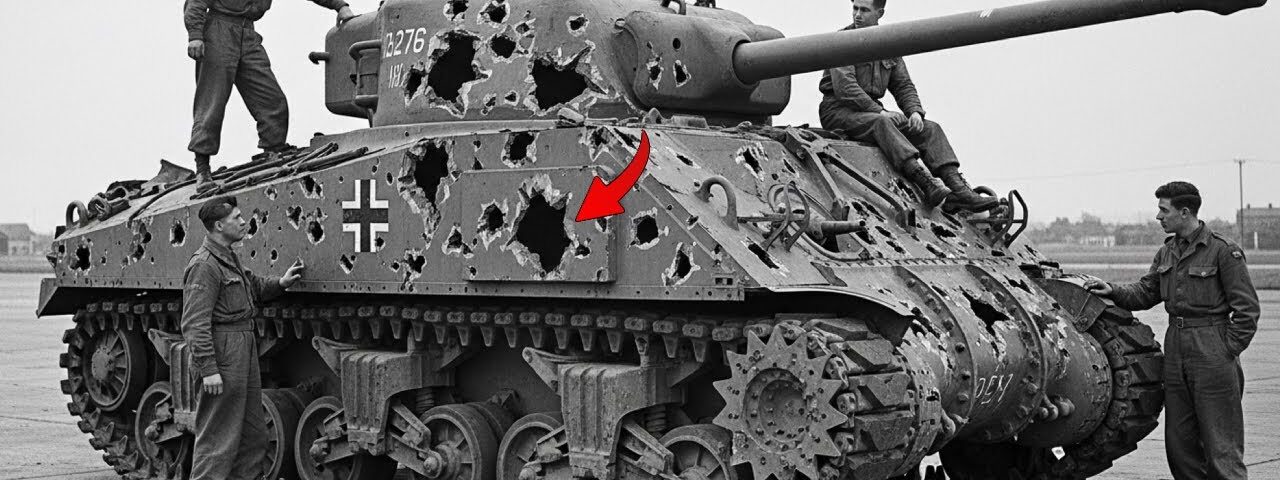 When 5 German Panthers Attacked — This Sherman Gunner’s 5 Shots Destroyed Them All
