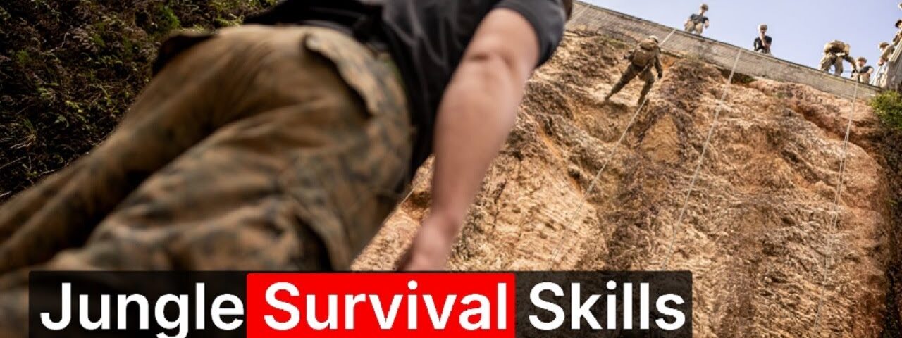 U.S. Marine • Rappelling/Abseiling • Jungle Survival Skills