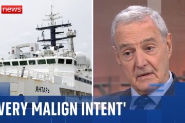 ‘We’re going to arrest it and bring it in’: Prof Michael Clarke on Russian spy ship near UK waters