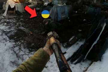 Russian Engineers Attack Ukrainian Trenches on the Western Front — Helmet Cam Combat