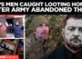 ABANDONED & HIDING: Russian Forces Catch Ukrainian Troops Disguised as Civilians Looting Homes!