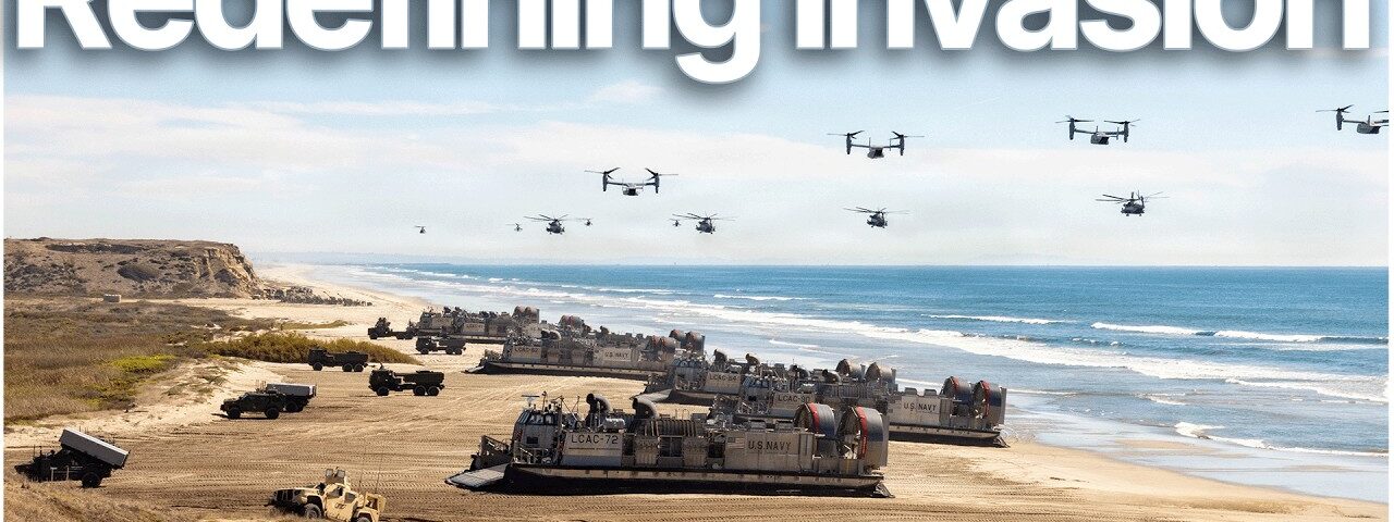 How do US Marines actually storm beaches today?