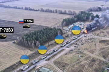 Ukraine’s Convoy Entered the Canyon — Russian Tanks Opened Fire Instantly